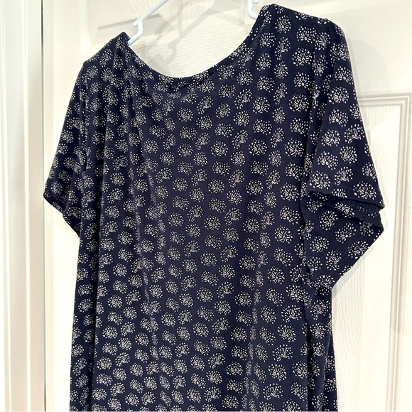 Lane Bryant Embroidered Tassel Boho Blouse Plus Size 18/20 Short Sleeve Peasant - Picture 11 of 15